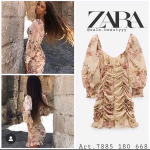 NWT zara floral dress